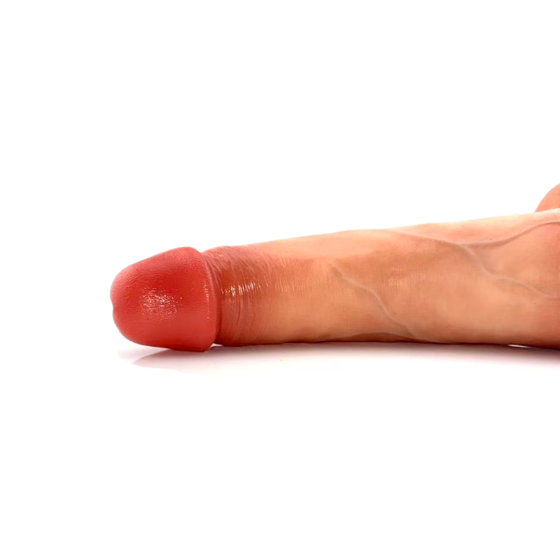 David 6.1 inch Sliding Foreskin Realistic Dildo - RealCocks