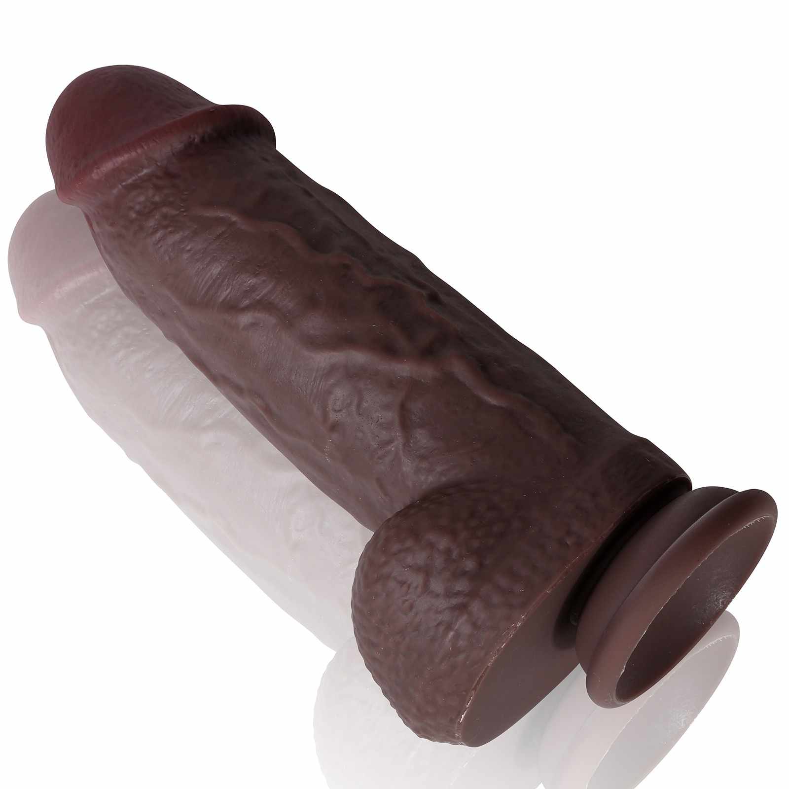 Allen 8.6 Inch Ultra Thick Dildo Silicone Most Realistic Dildo GSpot Dildo - RealCocks