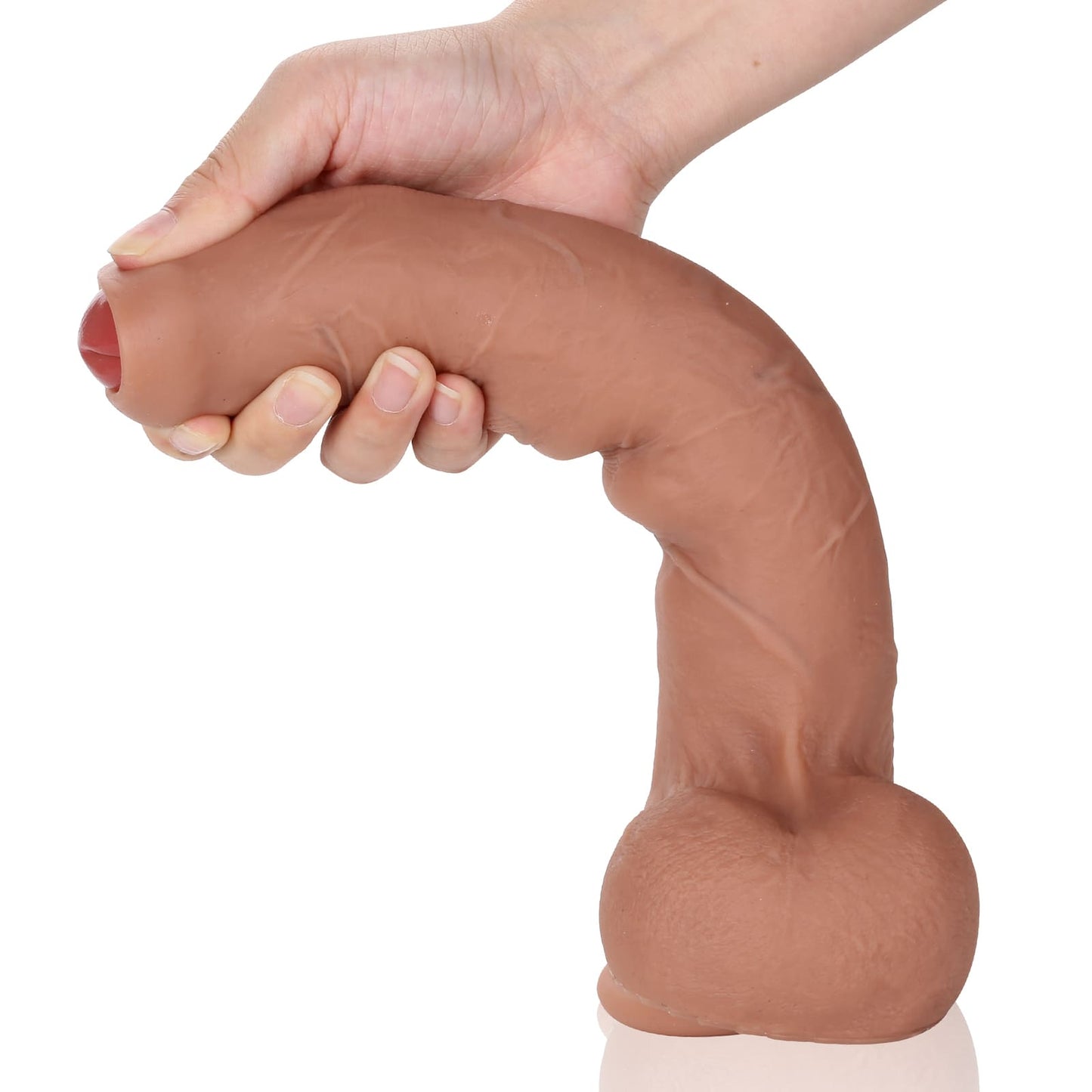 Diego 11 inch Huge Foreskin Sliding Skin The Most Realistic Dildo - RealCocks