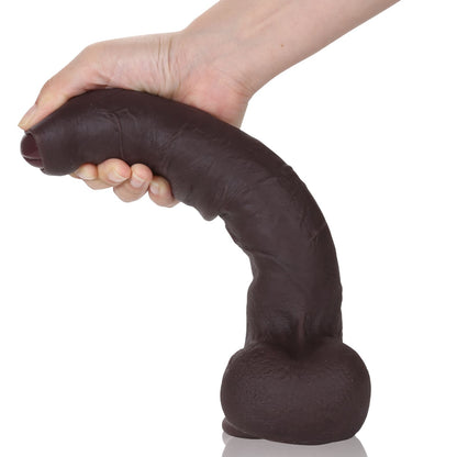 Diego 11 inch Huge Foreskin Sliding Skin The Most Realistic Dildo - RealCocks