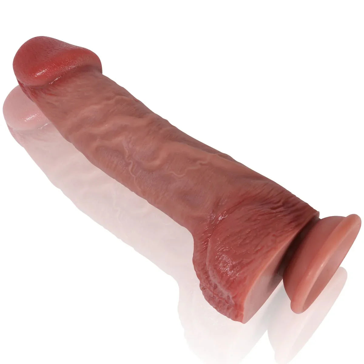 Gáby 9.6inch Black Thick Realistic Dildo Ultra Thick Big Anal Dildo - RealCocks