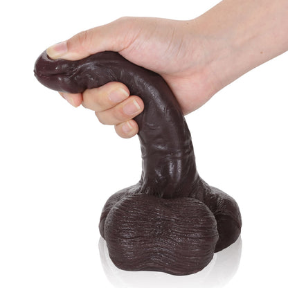 Milan 7.4inch Massive Beginners Ultra Realistic Dildo With Real Ball - RealCocks