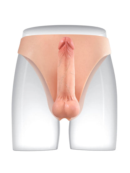 Oscar 6.8" x 1.7" Realistic Life Like Soft Cyber Skin Strap On Dildo - RealCocks