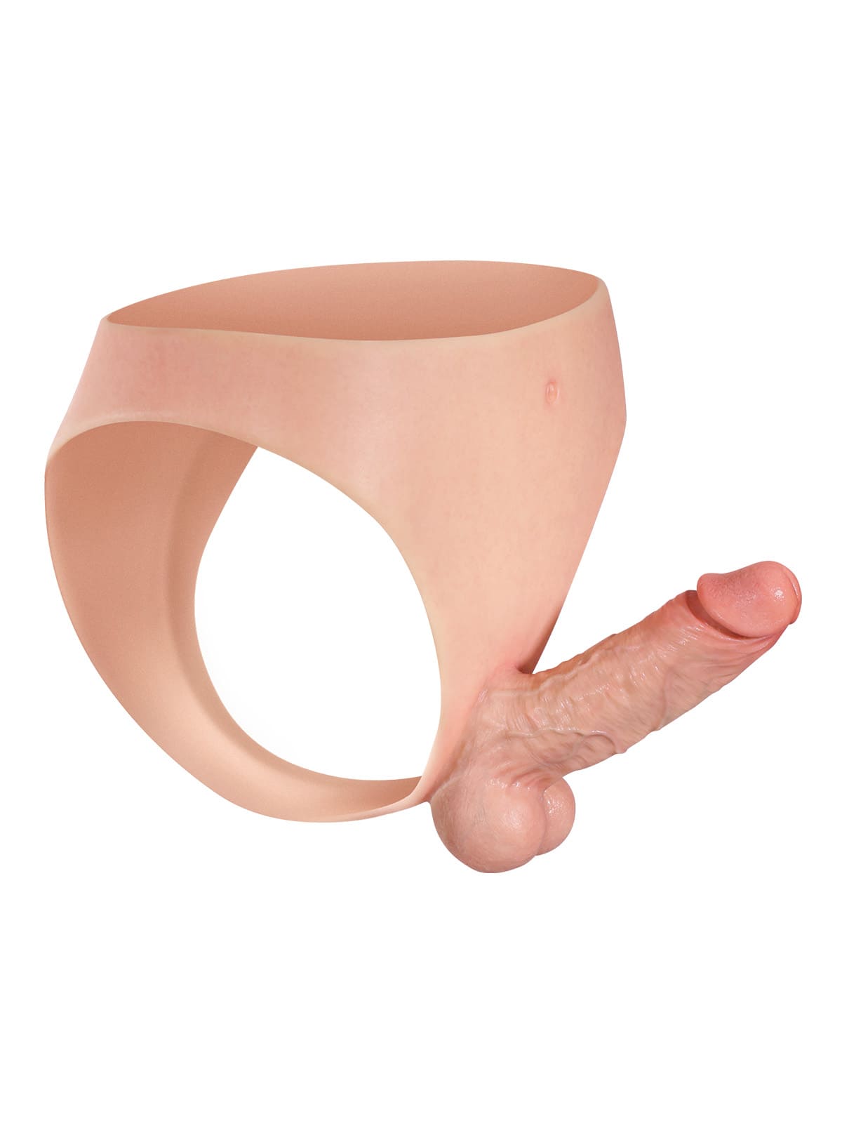 Owen 6.1" x 1.7" realistic soft cyber skin strap-on dildo made of medical-grade silicone