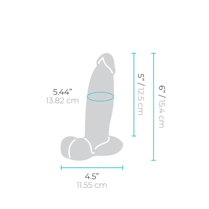 RealCocks Tony Slipskin Realistic Silicone Dildo - Four Size （6" 7" 8" 9"） Girthy Mocha - RealCocks