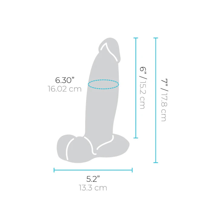 RealCocks Tony Slipskin Realistic Silicone Dildo - Four Size （6" 7" 8" 9"） Girthy Mocha - RealCocks