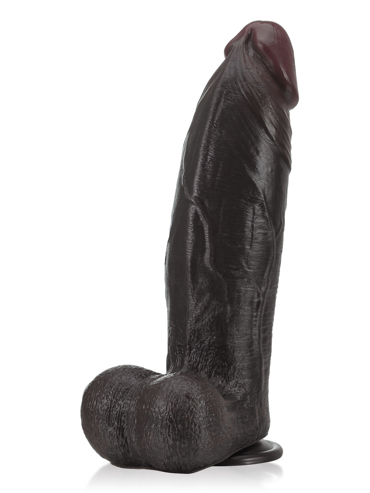 Zeus 11 x 3 BBC black dual density dildo for intense pleasure